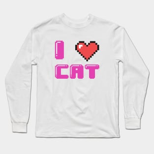 I Love Cat Long Sleeve T-Shirt